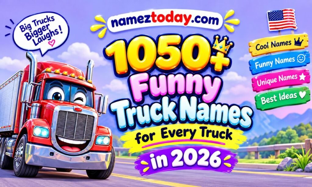 1050+ Funny Truck Names for Every Truck in 2026