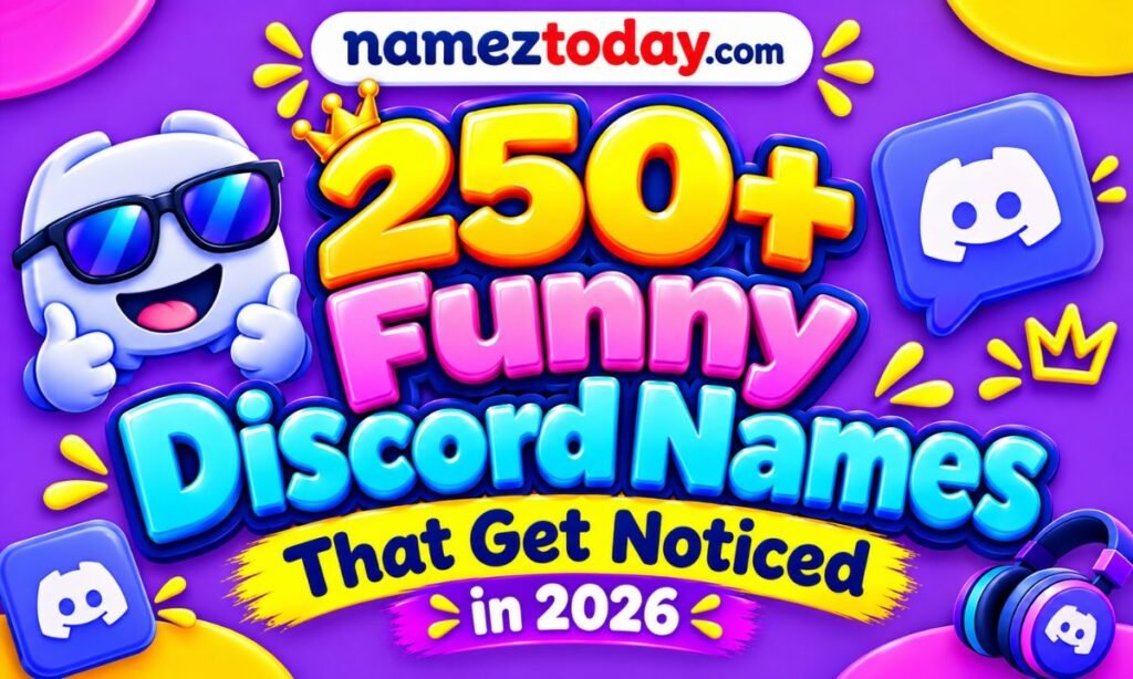 250+ Funny Discord Names That Get Noticed in 2026