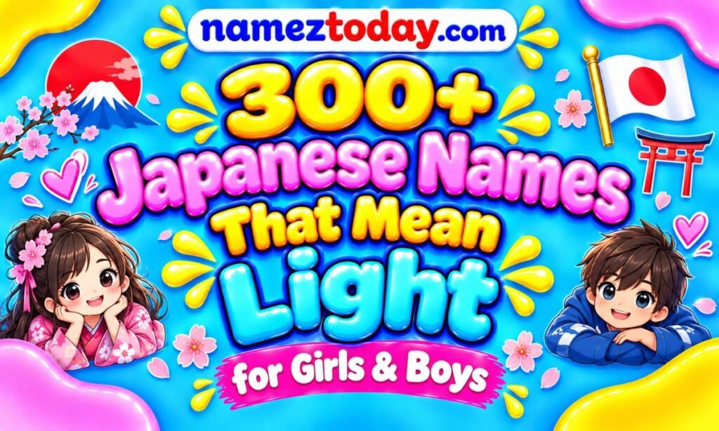300+ Japanese Names That Mean Light for Girls & Boys