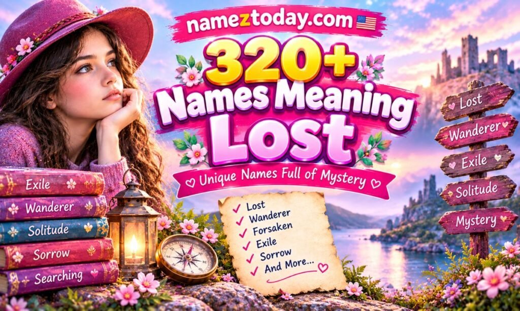 320+ Names Meaning Lost Unique Names Full of Mystery