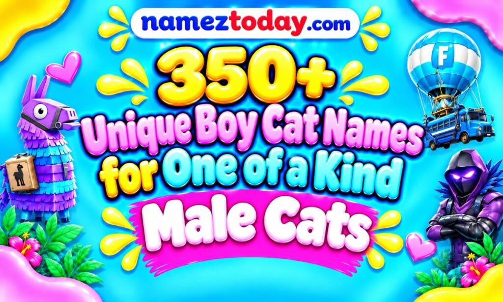 350+ Unique Boy Cat Names for One of a Kind Male Cats