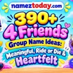 390+ 4 Friends Group Name Ideas Meaningful, Ride or Die & Heartfelt
