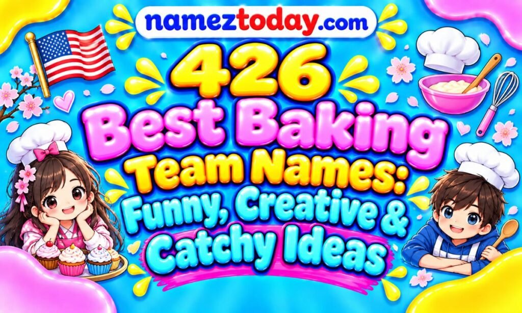 426 Best Baking Team Names Funny, Creative & Catchy Ideas