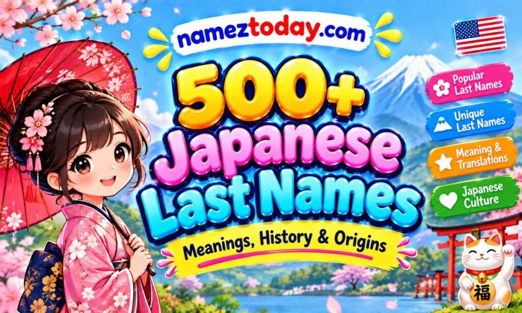 500+ Japanese Last Names Meanings, History & Origins