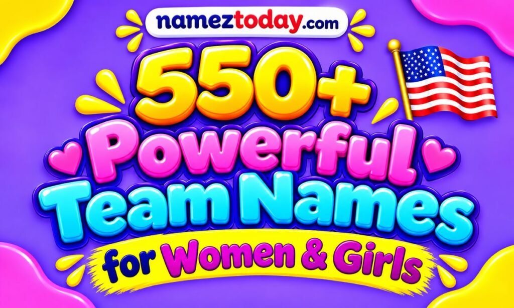550+ Powerful Team Names for Women & Girls