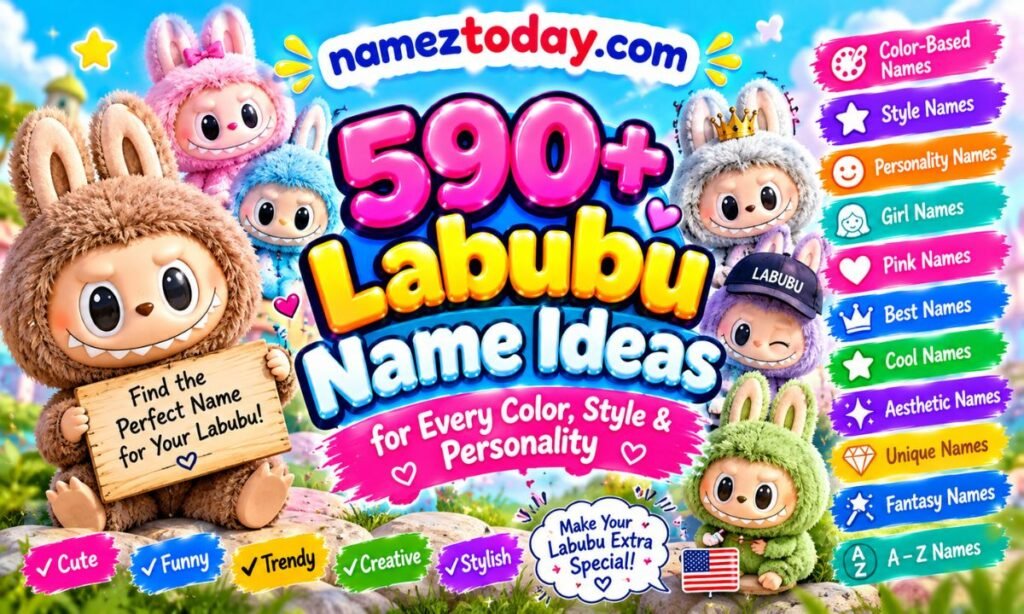 590+ Labubu Name Ideas for Every Color, Style & Personality