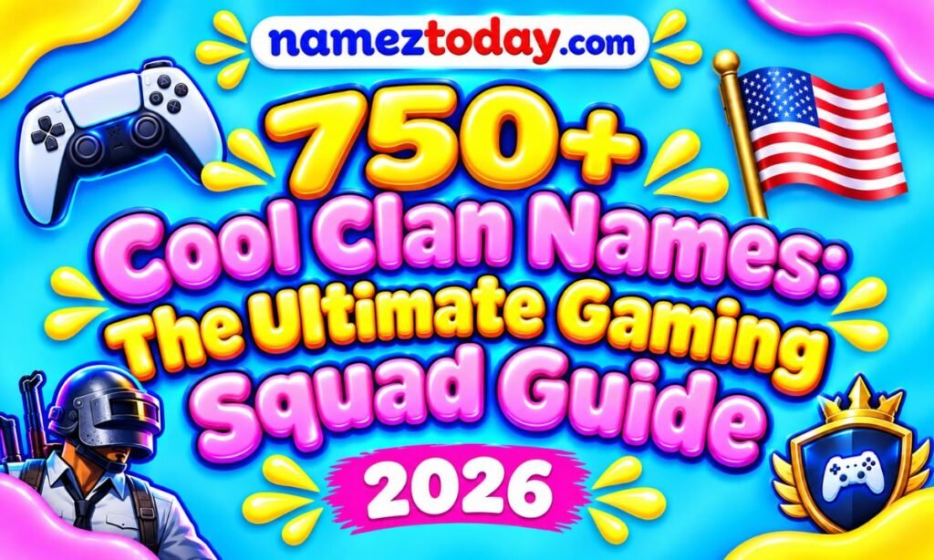 750+ Cool Clan Names The Ultimate Gaming Squad Guide