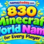 830 Minecraft World Names for Every Player