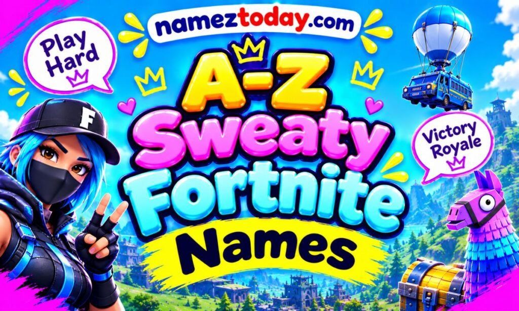A-Z Sweaty Fortnite Names