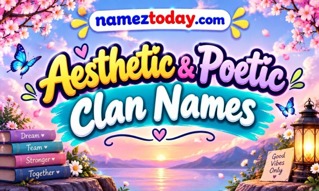 Aesthetic & Poetic Clan Names