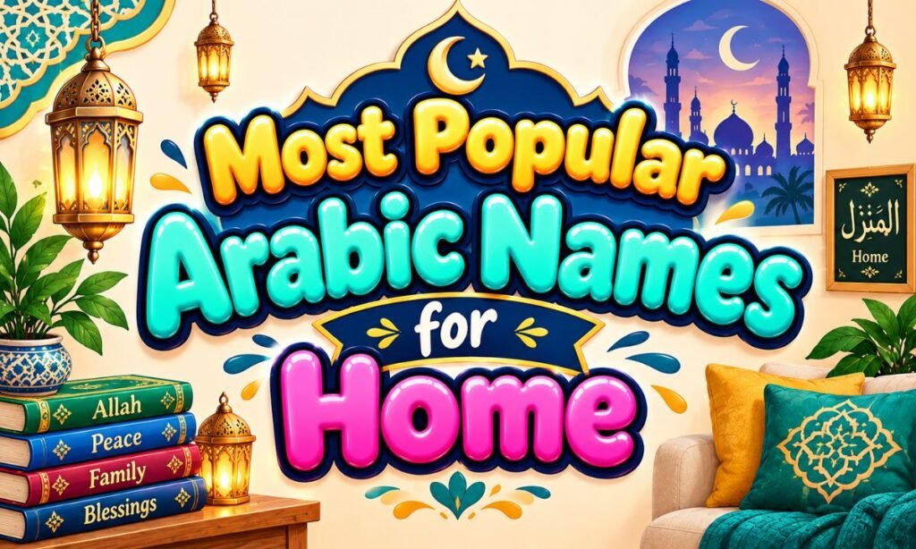 Arabic Names for Home