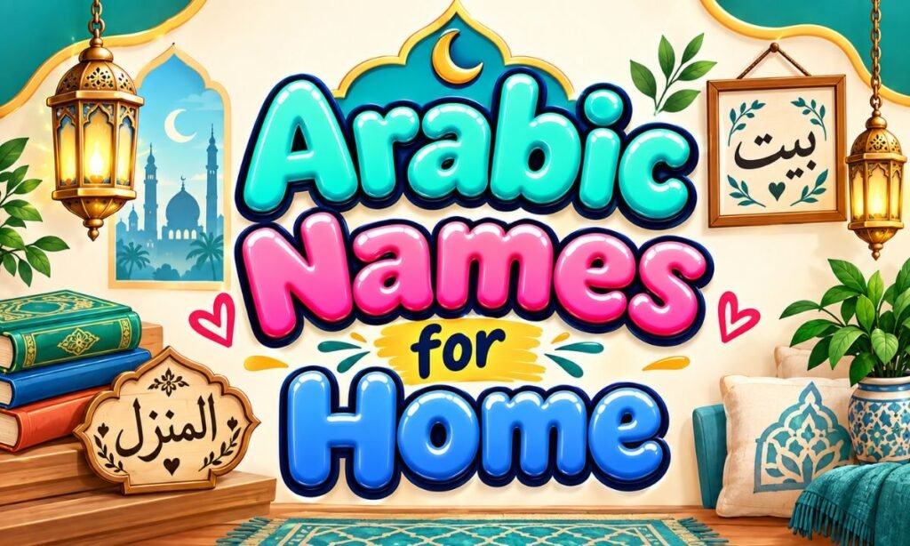 Arabic Names for Home