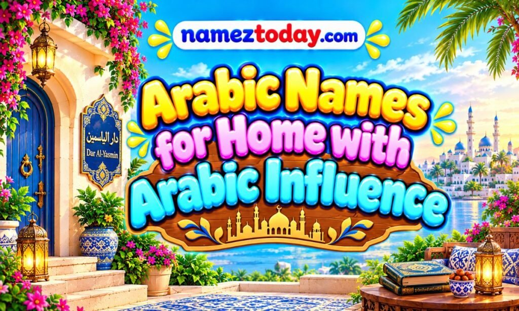 Arabic Names for Home with Arabic Influence
