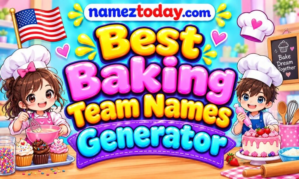 Best Baking Team Names Generator