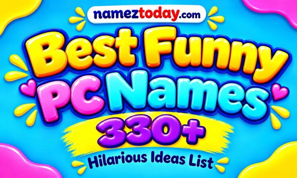Best Funny PC Names 330+ Hilarious Ideas List