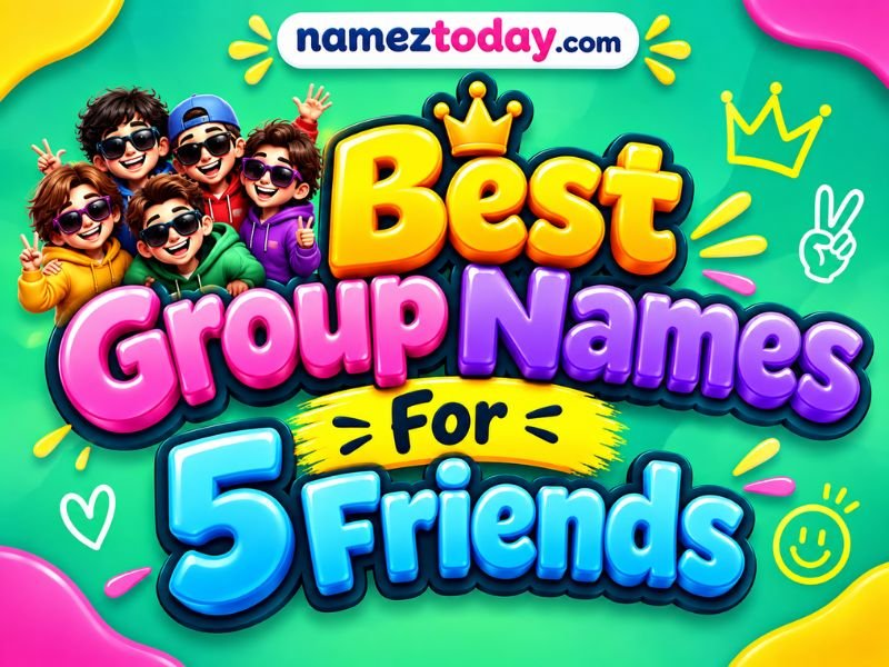 Best Group Names For 5 Friends