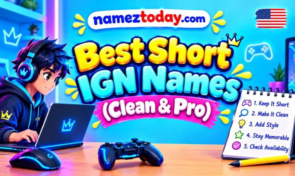 Best Short IGN Names (Clean & Pro)