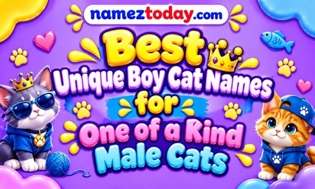 Best Unique Boy Cat Names