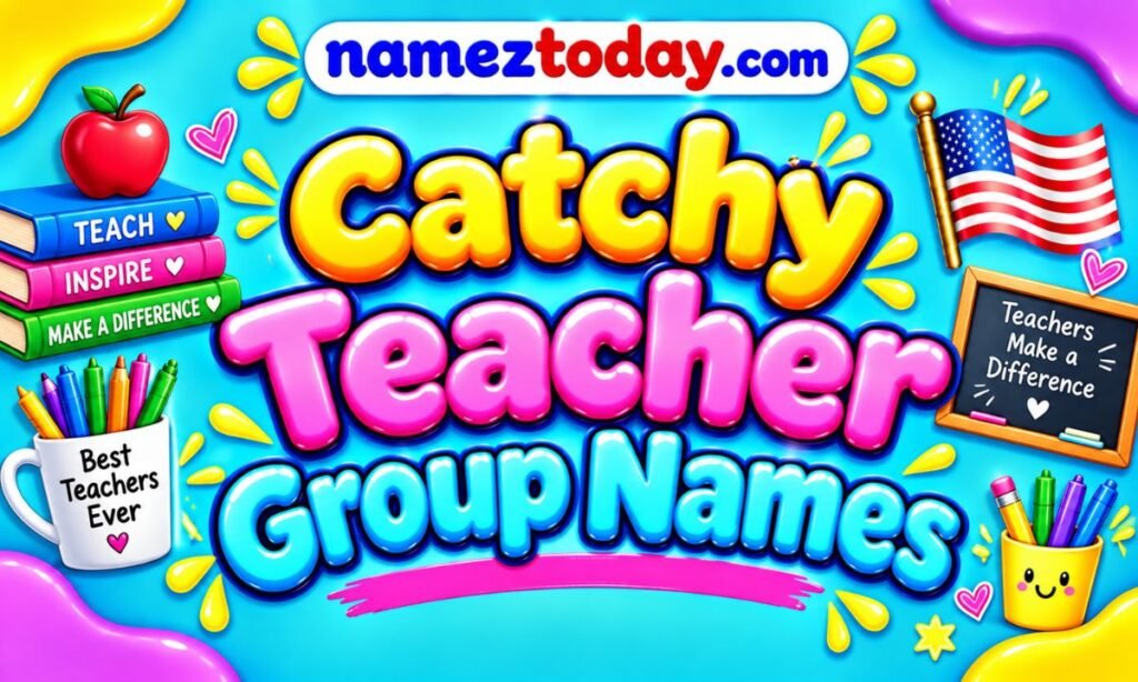 Catchy Teacher Group Names