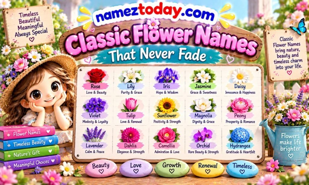 Classic Flower Names That Never Fade