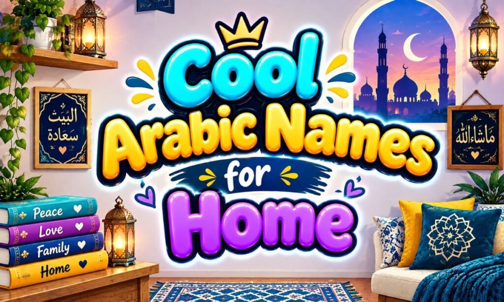 Cool Arabic Names for Home