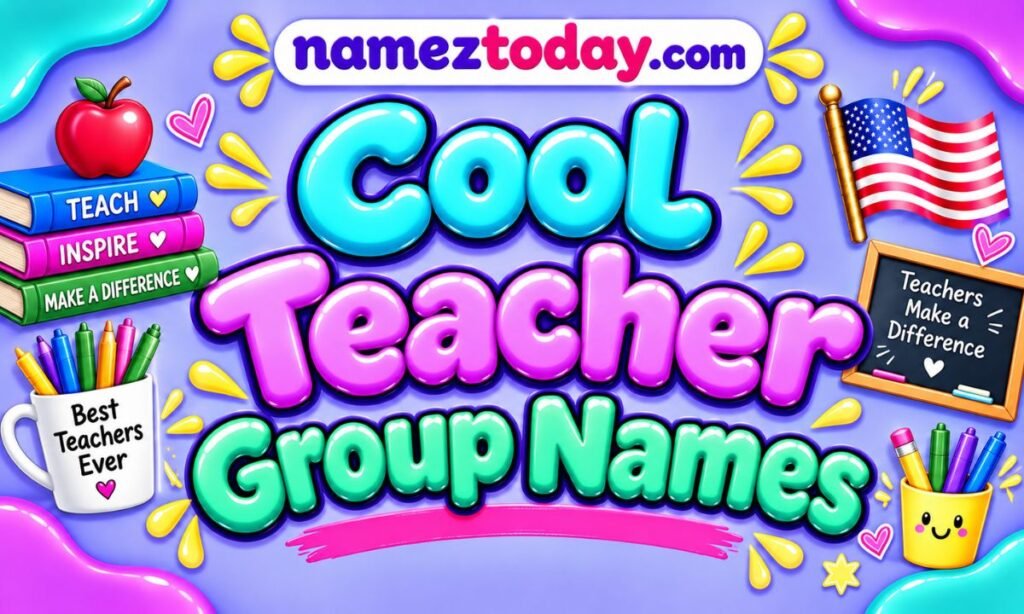 Cool Teacher Group Names