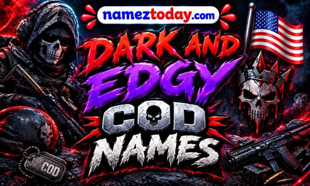 Dark and Edgy COD Names