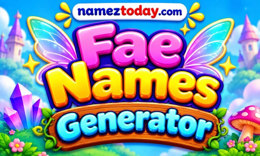 Fae Names Generator