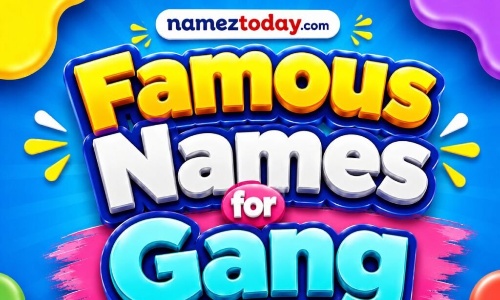 Famous Names for Gang