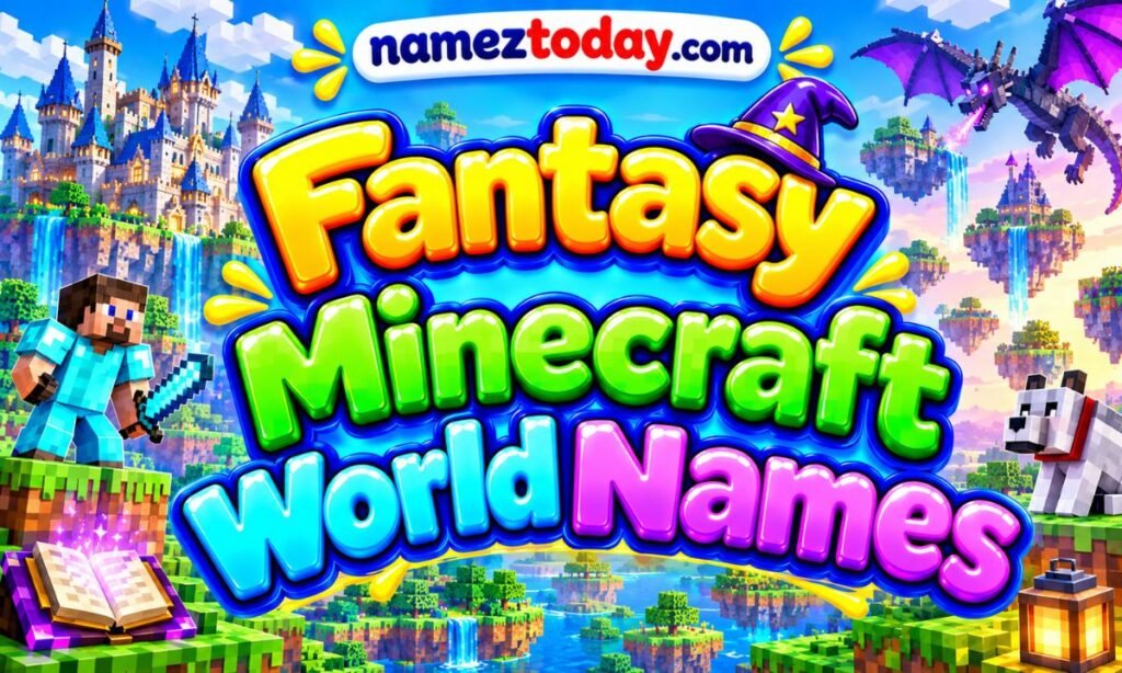 Fantasy Minecraft World Names