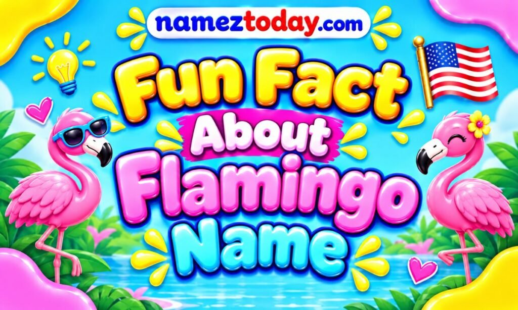 Fun Fact About Flamingo Name