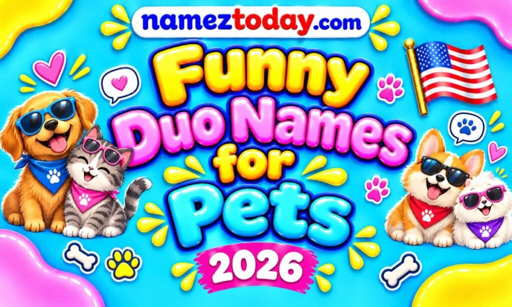 Funny Duo Names for Pets