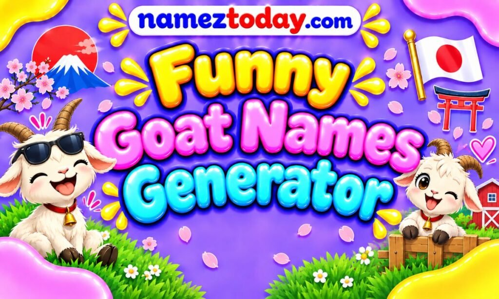Funny Goat Names Generator