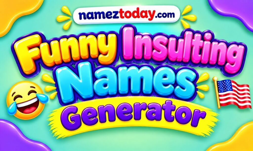 Funny Insulting Names Generator