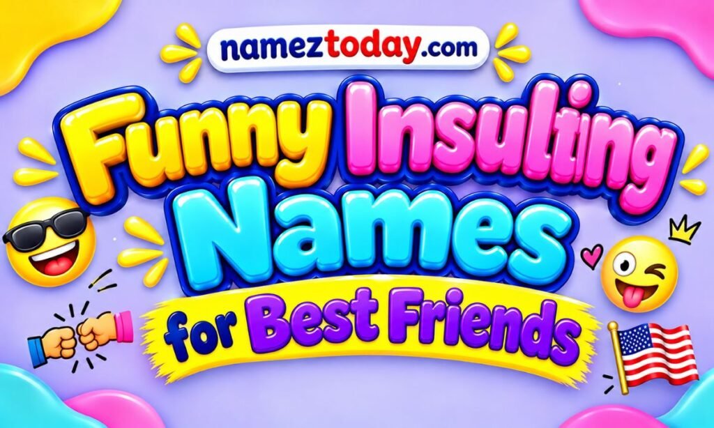 Funny Insulting Names for Best Friends