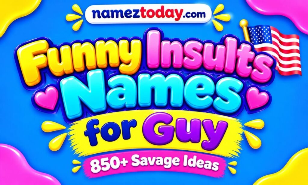 Funny Insults Names for Guy 850+ Savage Ideas