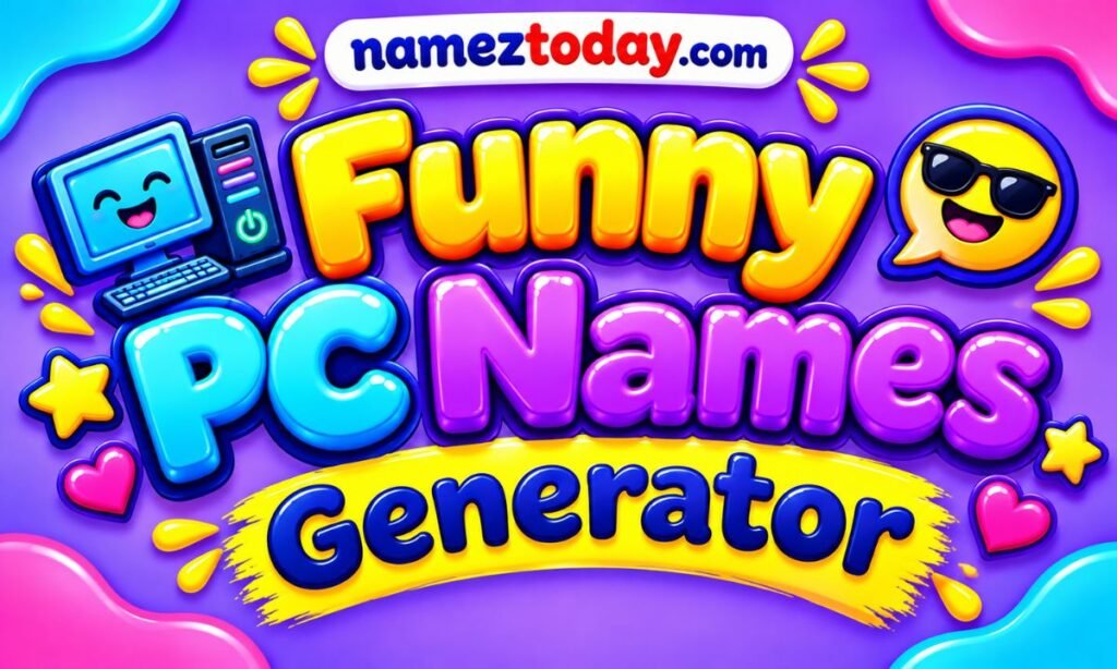 Funny PC Names Generator