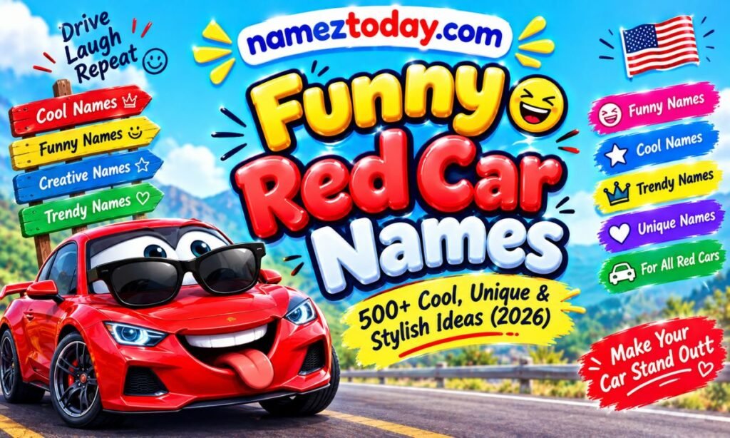 Funny Red Car Names