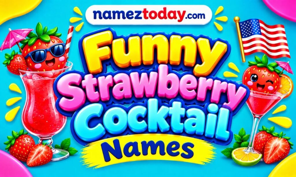 Funny Strawberry Cocktail Names