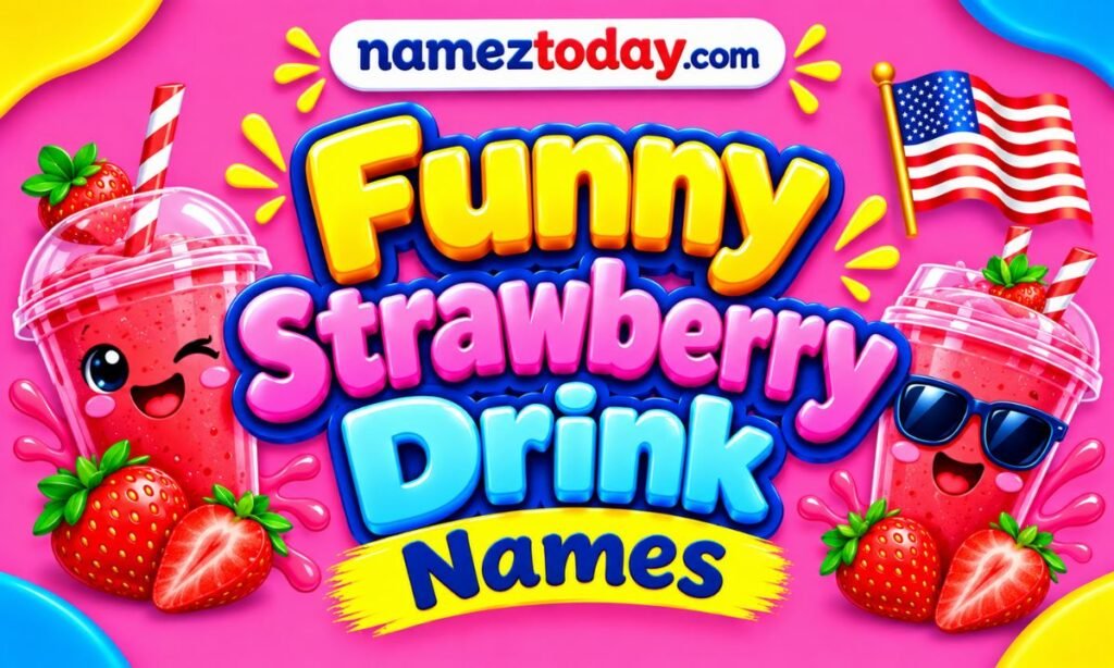 Funny Strawberry Drink Names