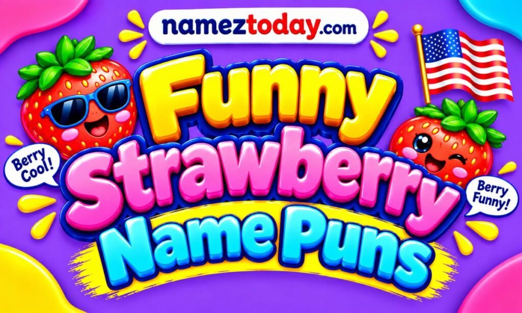 Funny Strawberry Name Puns