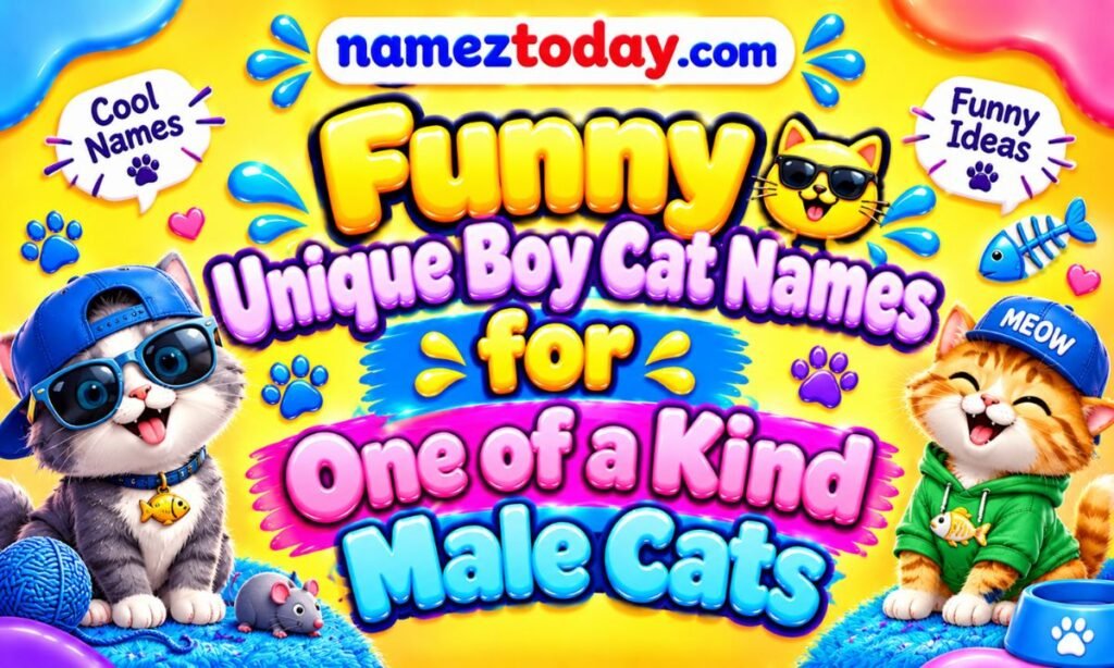 Funny Unique Boy Cat Names