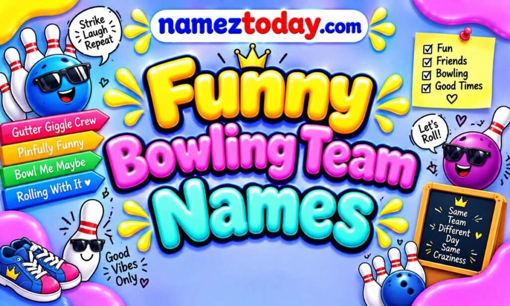 Funny bowling team names
