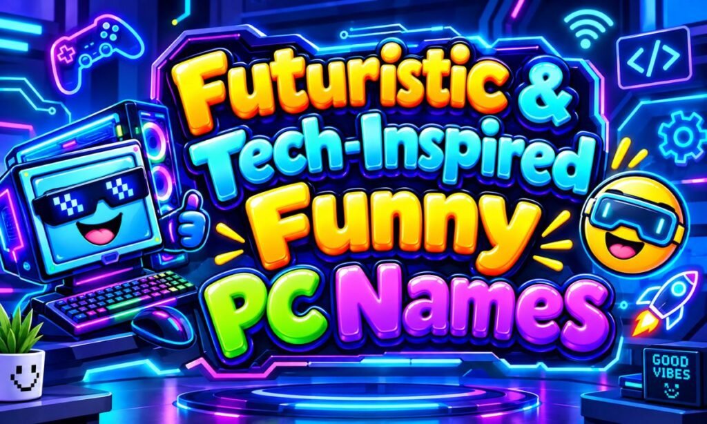 Futuristic & Tech-Inspired Funny PC Names
