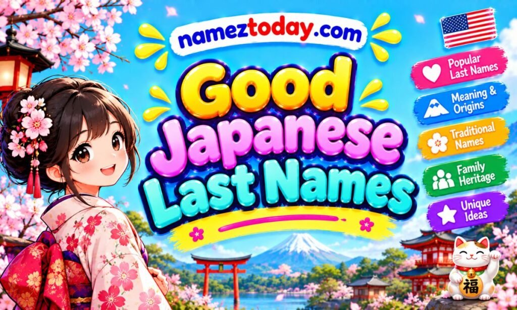 Good Japanese Last Names