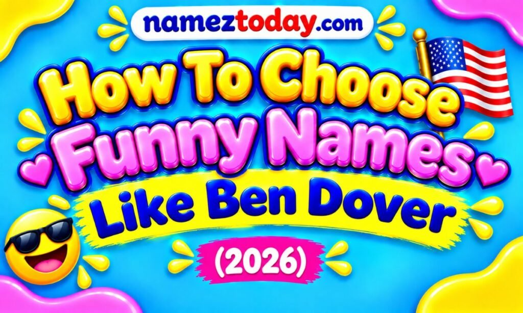 How To Choose Funny Names Like Ben Dover
