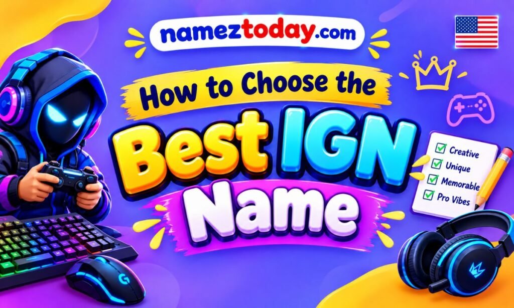 How to Choose the Best IGN Name