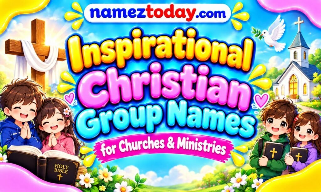 Inspirational Christian Group Names