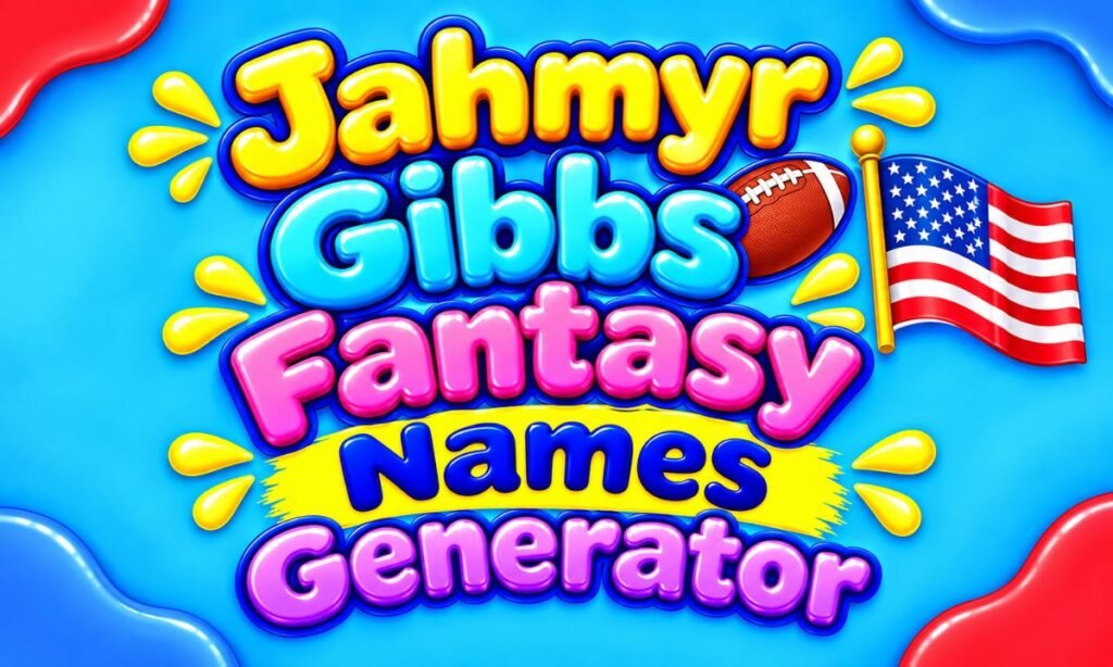 Jahmyr Gibbs Fantasy Names Generator
