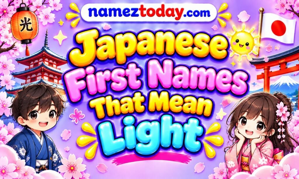 Japanese Boys Names That Mean Light 